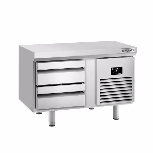 Horeca koelonderbouw PREMIUM PLUS - -2°C tot +8°C - 1000mm - 2 lades - 2x GN 1/1