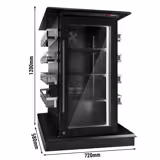 Drankenkoelkast - 820mm - 110L - digitaal display - met 1 glasdeur & LED-interieurverlichting