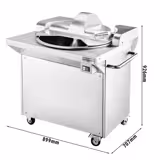 Commercial Bowl Cutter - 20L - 1.5 kW - 230V - 1440 rpm