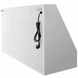 Commercial Wall-Mounted Extraction Canopy - 1200mm - with Baffle Filters & LED Lighting