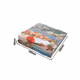 (100 pcs) Pizza Box - POSITANO - Mediterranean Coast - 28.0x28.0x4.0cm