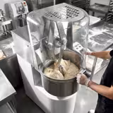 Bakery Dough Mixer Twin Arm PREMIUM – 80 L - 60 kg - 2 speeds - Stainless steel fixed bowl