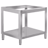 Onderstel - 990x780x(H)880mm | 51kg - RVS | niet gemonteerd - passend voor pizzaoven PDP44, PDP44D & PDP44TC