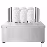 Bardak Silme Makinesi - 2,62kW - Sıcak hava sistemi ve 8 mikrofiber döner fırça