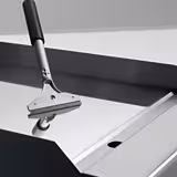 Fry Top Elettrico Professionale - piastra al cromo duro - 4 kW - Liscio - Superficie di cottura: 296x430mm - incl. sottotelaio