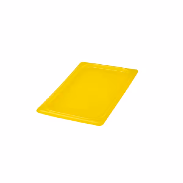 (6 pièces) CAMBRO | SafeTrak - Couvercle en polypropylène GN 1/3 - Jaune