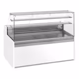 Banco pasticceria refrigerato - 1935x985mm - Statica - Vetro dritto - con 3 porte - con 2 ripiani