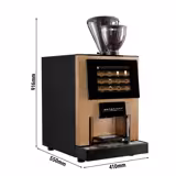 Kaffeevollautomat - 30 Programme - 10 Zoll Touchscreen - 2 Bohnen- & 3 Pulverbehälter - inkl. Frischmilchsystem für 2 Milchsorten