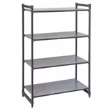 CAMBRO | Camshelving® Commercial Basics Plus Shelving Unit – 4 Solid Shelves – 718×610 mm - Base (610mm depth - closed)