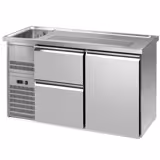 Direct Draw Beer Dispenser / Kegerator PREMIUM PLUS - 1550x700mm - 1 Solid Door & 2 Drawers
