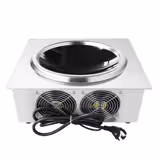 Indukciós wok tűzhely - 3,5 kW - 1 zónás - Ø 460 mm - wok serpenyővel