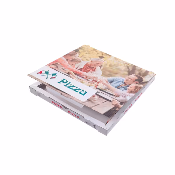 (100 pieces) Pizza box - TOPLINE - family - 29 x 29 x 3 cm