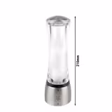(6 pieces) PEUGEOT | DAMAN - Salt Mill - u'Select Z - Stainless Steel/Acrylic - Height: 210mm