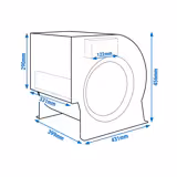 Commercial centrifugal fan - 3200 m³/h - for air boxes
