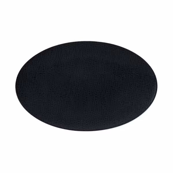 (2 sztuki) SELTMANN WEIDEN | Talerz coupe – 400 x 255 mm – czarna
