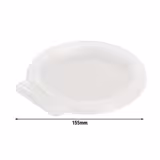 (12 szt.) Pokrywka wielorazowa - Przezroczysta - do tacy na menu 700ml - MWSGK750