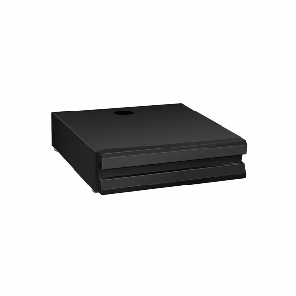 Koffiediklade - Enkel - 410x510x115mm - met afklopper - Mat zwart