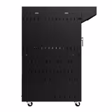Roterende Elektrisch Bakkerij heteluchtoven met vochtinjectie - Touchscreen - 6x EN 600x400 - Zwart - incl. pizzaoven, afzuigkap & rijskast