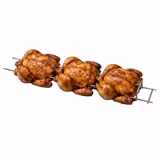 Double Spit for Chicken Grills - 670x100x30mm - Stainless Steel - for EM420 Series