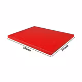 Tagliere professionale in polietilene (HDPE) - 300x500mm - Spessore: 20mm - Conforme HACCP - Rosso