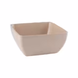 (6 szt.) Miska bufetowa prostokątna - PURE - Melamina - 1,5l - eckig - 190x190x90mm - Beżowy