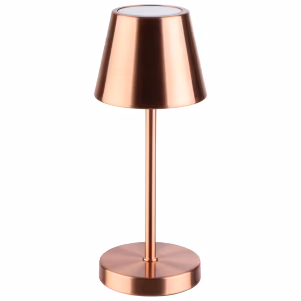 (4 pièces) Lampe de table – MERLE MICRO – dimmable en 3 niveaux – Ø 80 mm – Cuivre