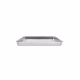 Bandeja de presentación - Acero inoxidable - con borde - 375x250x70mm - Altura: 70mm