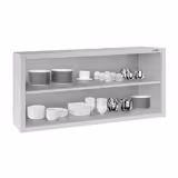 Pensile a giorno in acciaio inox ECO - 1200x400mm - a giorno (senza ante) - 650mm di altezza