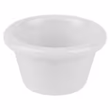 (24 stuks) Dipschaaltje - CASUAL - Melamine - 80ml - rond - Ø80mm - Wit