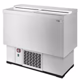 Coffre à boissons réfrigéré - Acier inoxydable - 200L - à couvercles coulissants