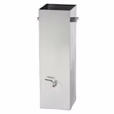 Cleaning Tank for Chicken Rotisserie Skewers - 300x300x990mm - Stainless Steel