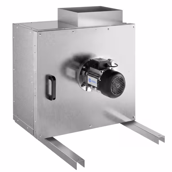 Airbox boxfläkt Pro - 4 000 m³ per timme - 230 V - Uppfällbar servicelucka - för kolgrillar
