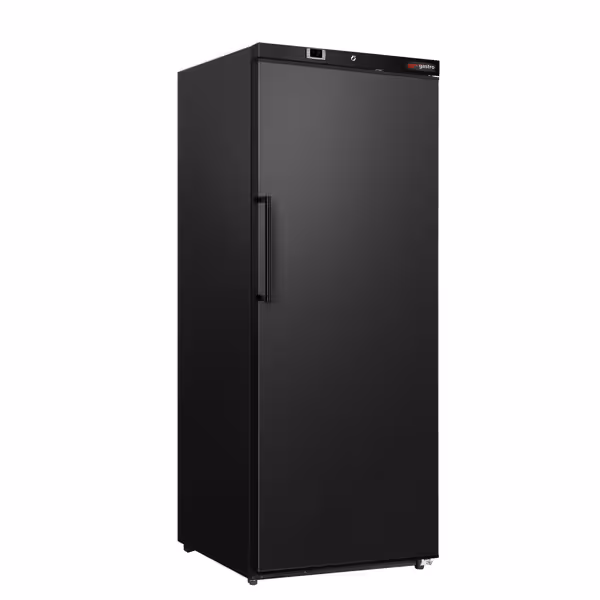 Voorraadkoelkast ECO - 400l - met 1-deurs dichte deur & 5 roosters - binnenzijde kunststof - zwart