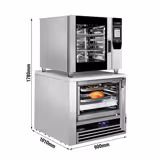 Electric Commercial Combi Oven - Touchscreen Controls - 7" touchscreen - 7x GN 1/1 - incl. Core temperature probe & Washing system