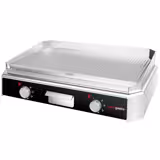 Plancha de asar eléctrica - 5 kW - Ranurada