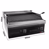 Gas Lavasteingrill - 14 kW - Grillrost neigbar