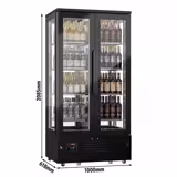 Rashladna vitrina za vino - 1 klimatska zona - 450 l - max. 128 boca