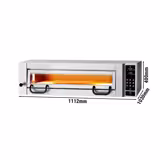 Elektrická pizza pec Power - 4× Ø 34 cm - 1112x1030 mm - 450 °C - Touch (dotykové)