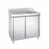 Unidade de pia PREMIUM - 1,0 m - 1 pia à direita C 40 x L 40 x P 25 cm