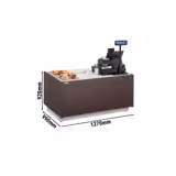 Kassadisk Riga & LED-belysning - 1370x990 mm