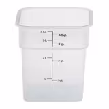 (6 kusů) CAMBRO | CAMSQUARES® - Nádoba - 3,8 litru - průhledná