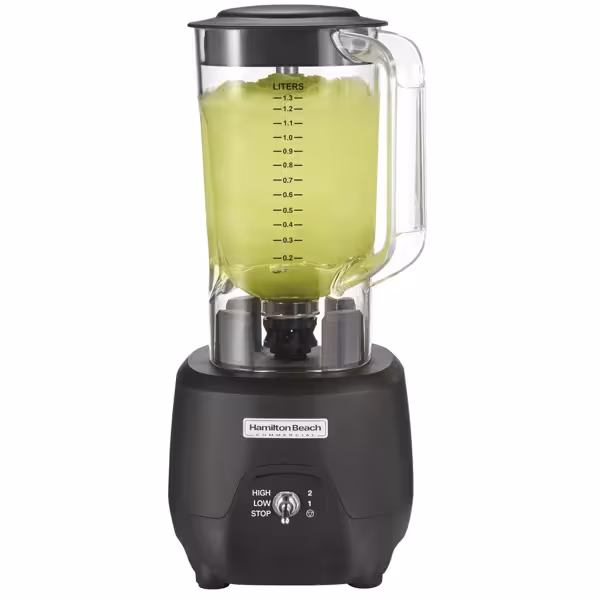 (2 pieces) HAMILTON BEACH | Commercial Bar Mixer HBB908R – 1.25L - 745W - 2-Speed - Wave~Action