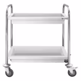 Carrello di servizio - 750x400mm - con 2 vasche & ruote silenziose