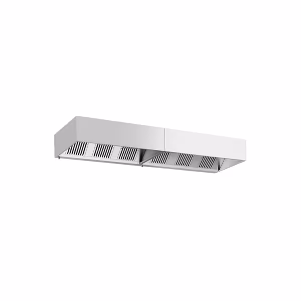 Kutu Tipi Davlumbaz - 3800mm - Alevsavar Filtreli - Aydınlatmalı