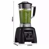 Batidora de vaso profesional - 2L - 1,5kW