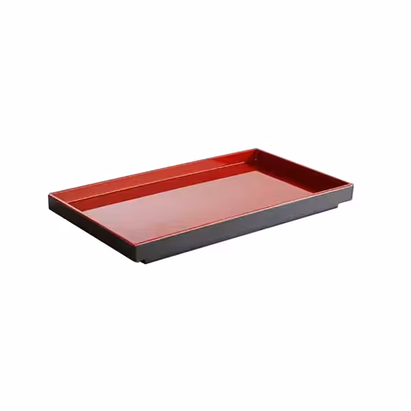 (6 adet) GN 1/3 Tepsi - ASIA PLUS - Melamin - 325x176mm - Yükseklik: 30mm - Siyah