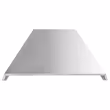 Couvercle en inox pour îlots réfrigérés - pour 2 îlots réfrigérés KIBL1955 dos à dos - 1875x487x33mm