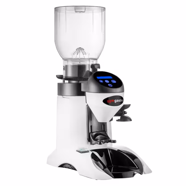 Espresso koffiemolen - 2kg bonenreservoir - wit