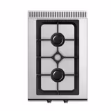 Commercial Gas Hob - 6,5 kW - 2 Burners - Base Cabinet