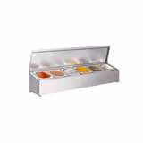 Commercial spice overshelf - 6 x GN 1/6